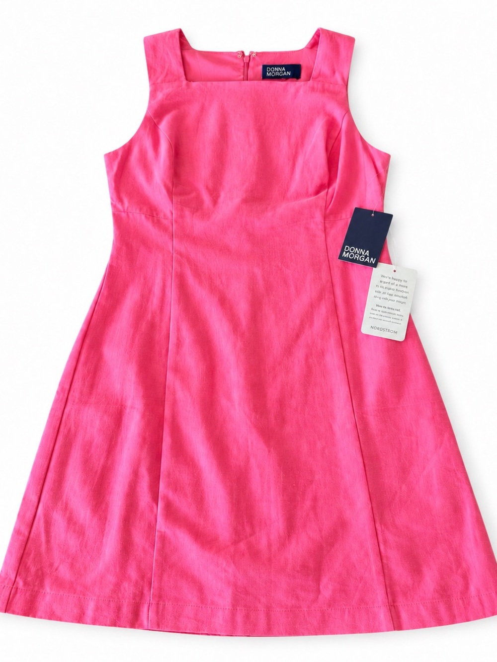 NWT Donna Morgan hot pink sleeveless A-line mini Party Dress Size 6